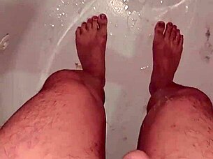 asian girl bathing nude feet fetish solo