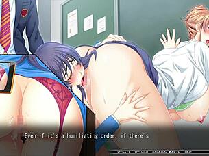 Hypnotized big-boobed teacher seduces married blonde