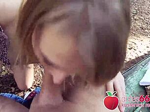 Public blowing and fucking as a tourist in Berlin