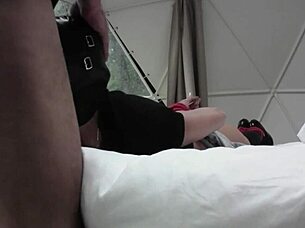 Laura on heels sexy milf 2024 bondage blowjob deepthroat pussy and anal fucking