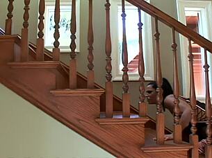 I joined a latex threesome with anal and deepthroat