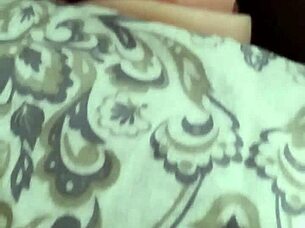 double penetration with cock in ass and toy in pussy, moans and screams