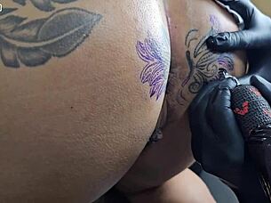 Modifying my ass tattoo feels so sexy now