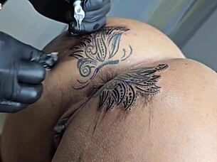Modifying my ass tattoo feels so sexy now