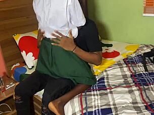 horny skinny students engage in assfucking after classroom session