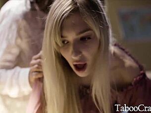 Emo teen and her mum in hot lesbian action with a teacher