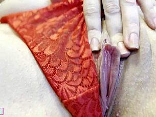 Redhead shocks after multiple orgasms!