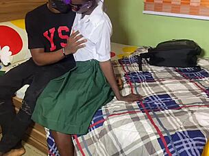 horny skinny students engage in assfucking after classroom session