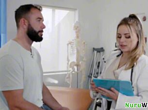 Anna Claire Clouds Prepares Will Pounder For Nuru Massage