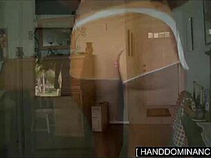 Blondie Jerked Off Her Step-Dad!