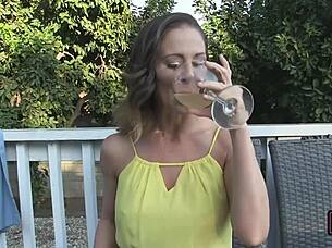 hot mature cherie deville gets fucked hard and masturbates her wet pussy!