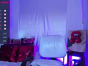 Is Julieta Venus sucking that dildo like a real cock?