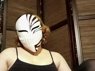 pantyhose solo in homemade lingerie session