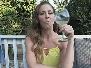 hot mature cherie deville gets fucked hard and masturbates her wet pussy!