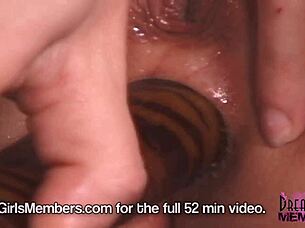 Toy Teases Her Ass Intensely