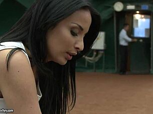 Anissa Kate's Tennis Court Anal Adventure