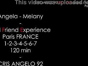 Angela and Melany stripping in Paris?