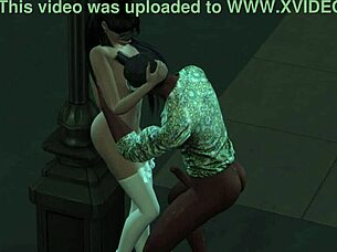 young girl works as prostitute from school to cartoon hentai