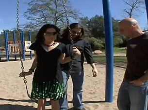 stepsisters given responsibility to take care of their teen stepbrothers in taboo orgy