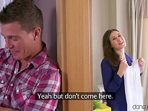 Cheating wife gets creampie from plumber Dane Jones