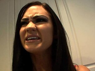 I am an 18-year old brunette fingering a milf's gaping pussy