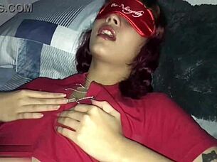 I catch my stepbrother masturbating and we end up fucking