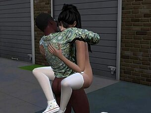 young girl works as prostitute from school to cartoon hentai