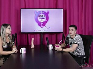 Bruna Carlos and Kel Abate fucking outdoors with toys