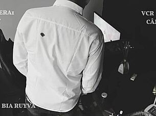 Latina MILF flashes at cuckold party while husband works 😏