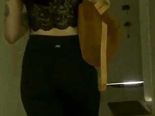 beautiful brazilian teen shows anal plug and gets fucked in apartment window