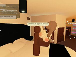 Roblox-inspired porn with Blacked featuring monster cock in hardcore group