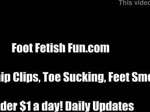 Jerk to My Sexy Ebony Feet While I Give Instructions?