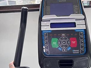 Oh, this sexy brunette moans as her pretty ass gets fucked doggystyle in gym!