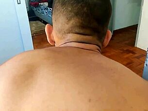 My partner gave me a toy to play with, then anal bareback