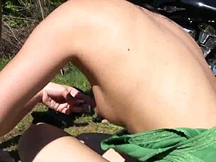 Is this big cock too big for mommy in missionary? She blows it first then quickie fucks.