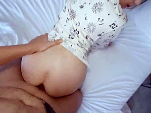 why fuck naughty stepsister in doggystyle creampie?