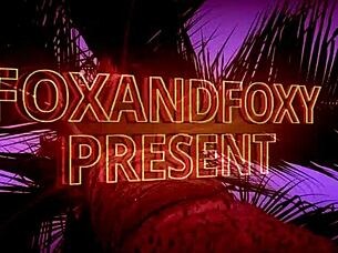 She rides strapon until squirting on cock and sucking it