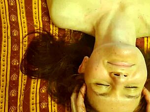 Tits massage with olive oil, squeezing them bouncy and wet! 😍