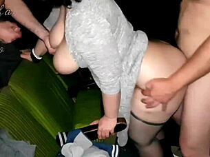 gangbang in x cinema fucked by several men in front of husband part 3