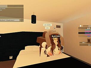 Roblox-inspired porn with Blacked featuring monster cock in hardcore group