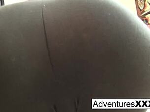 Blonde Victoria White works out with big cock