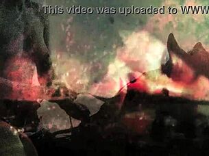 vintage pussy and pooch in outdoor hairy retro scene