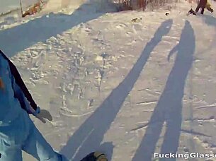 Snowboarder chick rosemary moyer loves cock.