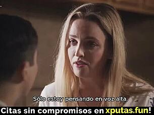 Hot Blonde Stepmom Wants Taboo Sex With Creampie