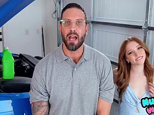 Stepdad's dipstick check turns taboo in this reality family scene 😏