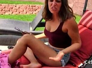 Caught engaging in private jerking off activity with instructional guidance.