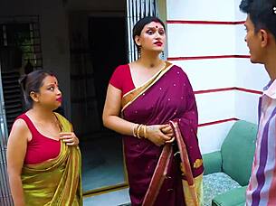 Desi Dirty Indian Servant Catches Bhabhi Ji And Devar Having Sex!