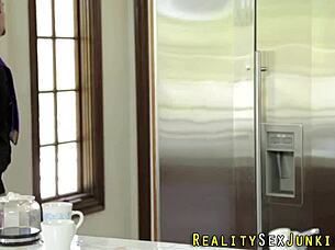 pornstar cuckolds old man for interracial cum in high definition reality