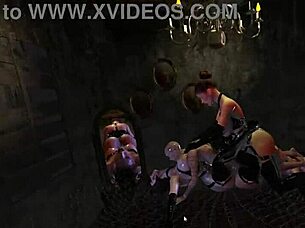 In this VR demo, they play a spider scene with intense fucking and big cocks.