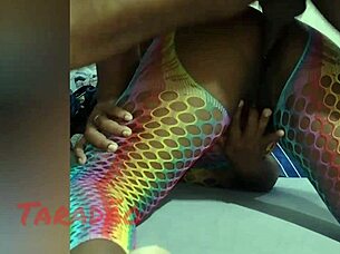 cumming inside a latina's tight ass on halloween?